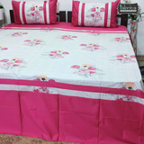Fabby Decor Designer Mix & Match  Kingsize Printed Pure Cotton Bedsheet