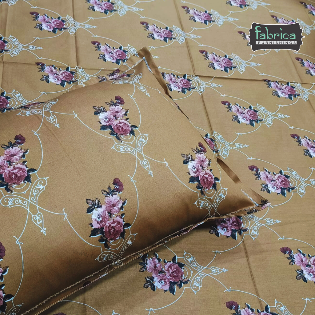 Procian Premium Pure Cotton Printed King Size Bedsheet