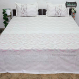 Sengol Super King Size Pure Cotton Printed Bedsheet Set