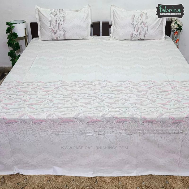 Sengol Super King Size Pure Cotton Printed Bedsheet Set