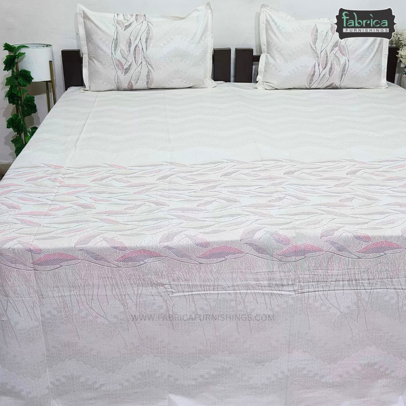 Sengol Super King Size Pure Cotton Printed Bedsheet Set