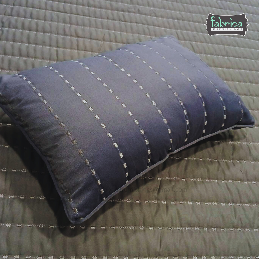 Cozy Dreams Quilted Embroidered 5 Piece Bedding Set