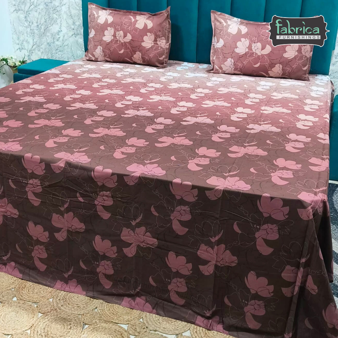 Procian Premium Pure Cotton Printed King Size Bedsheet