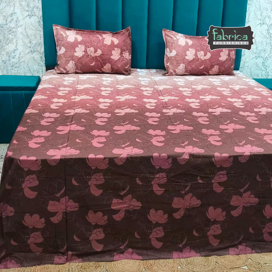 Procian Premium Pure Cotton Printed King Size Bedsheet