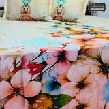 Fab Decor Pure Cotton Digital Print Super Kingsize Bedsheet (400TC)