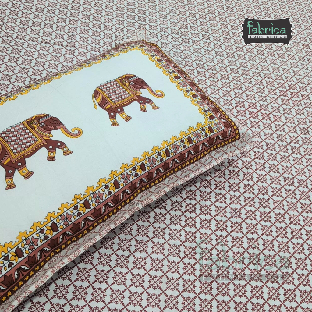 Royal Rajasthani Printed Pure Cotton Double BedSheet