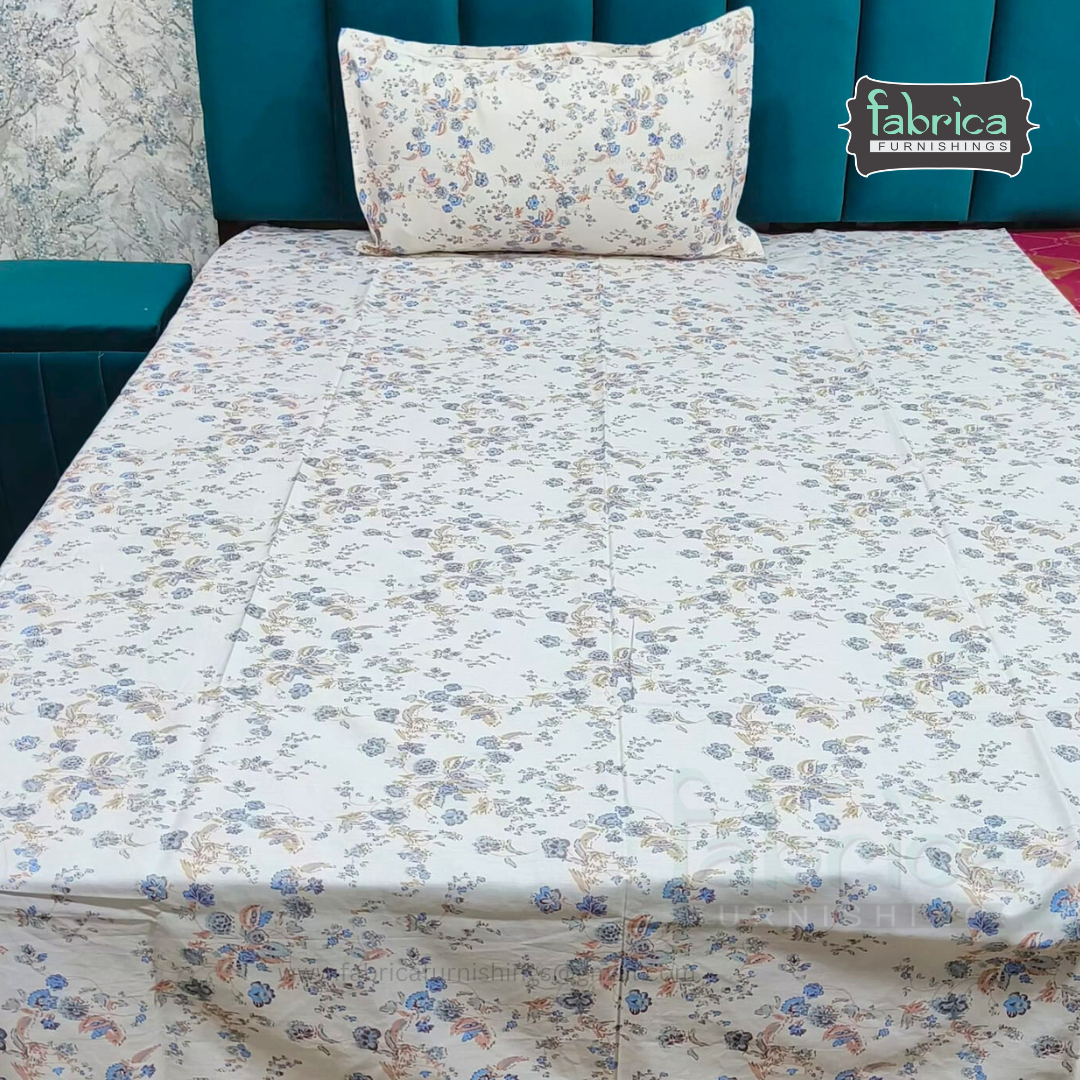 Export Cotton  Printed Single Bedsheet