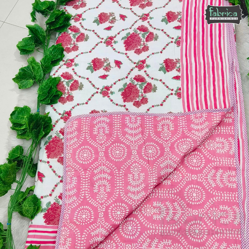 Jharoka Mul Cotton Double Bed Dohars