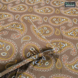 Procian premium pure cotton printed king size bedsheet