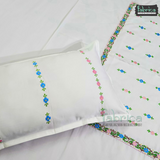 Fabby Royal Designer Embroider king Size Bed Sheets0