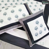 Elite King Size Pure Cotton 5 Pcs Embroidered Bedding Set