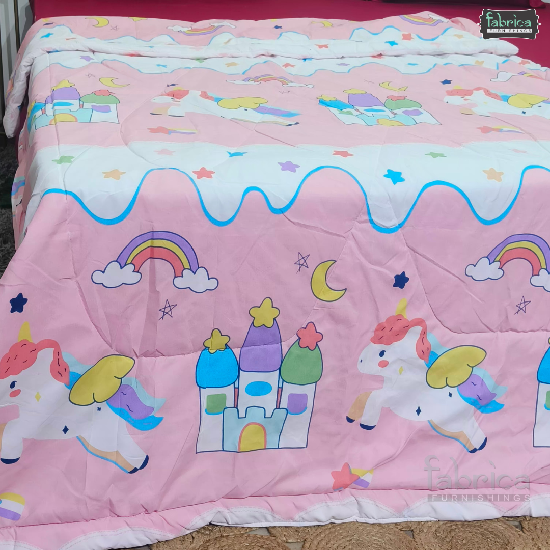 Cartoon Print Single bed Comforter(Quilt)