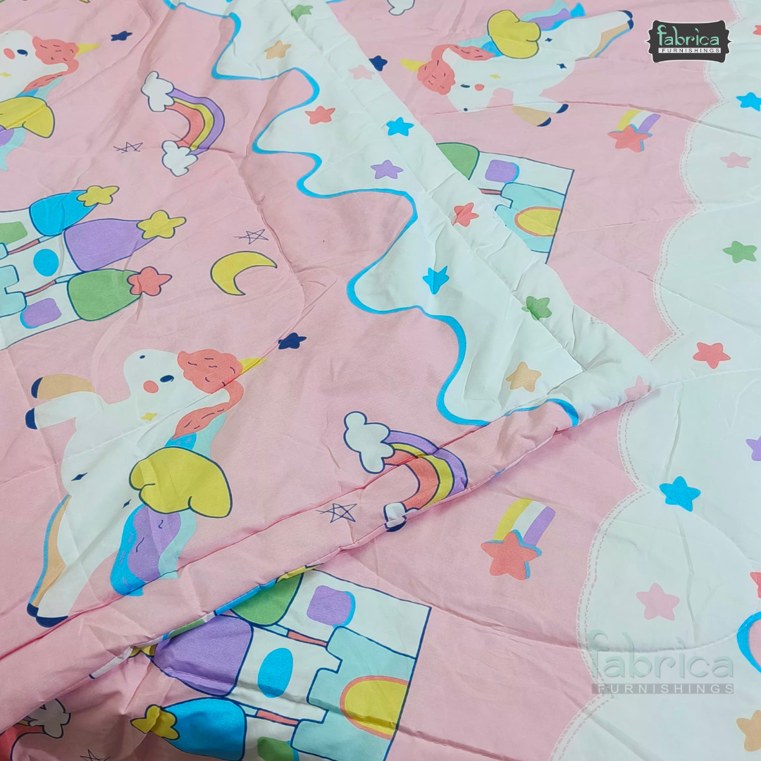 Cartoon Print Single bed Comforter(Quilt)