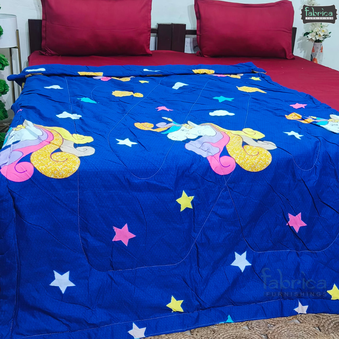 Cartoon Print Single bed Comforter(Quilt)