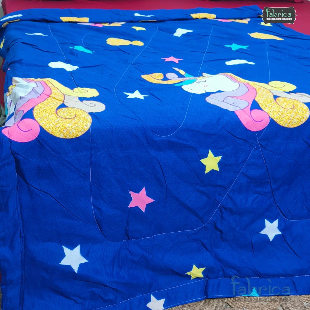 Cartoon Print Single bed Comforter(Quilt)