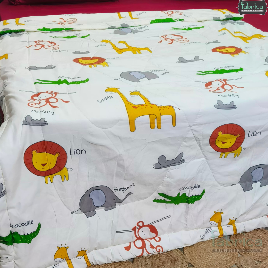 Cartoon Print Single bed Comforter(Quilt)