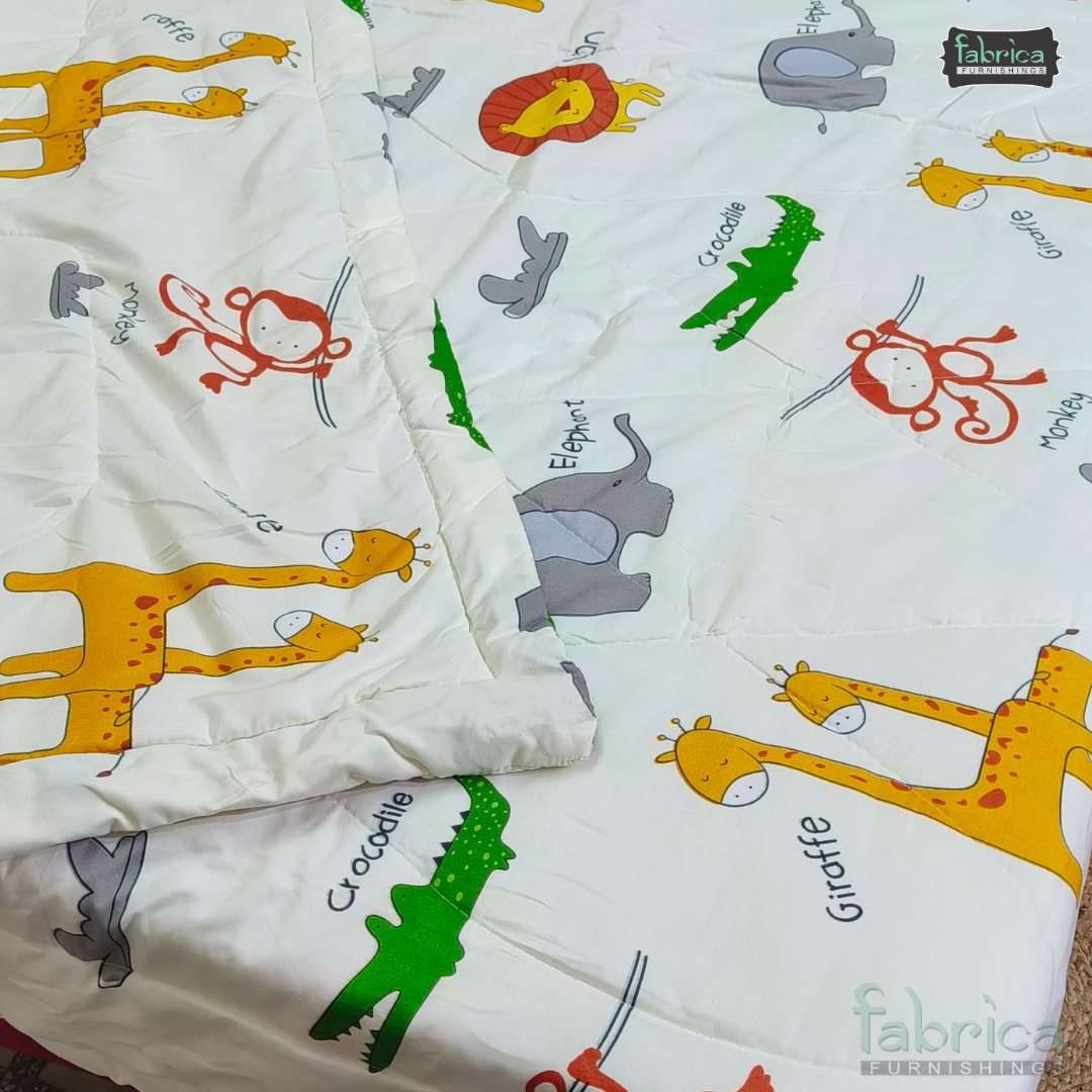 Cartoon Print Single bed Comforter(Quilt)