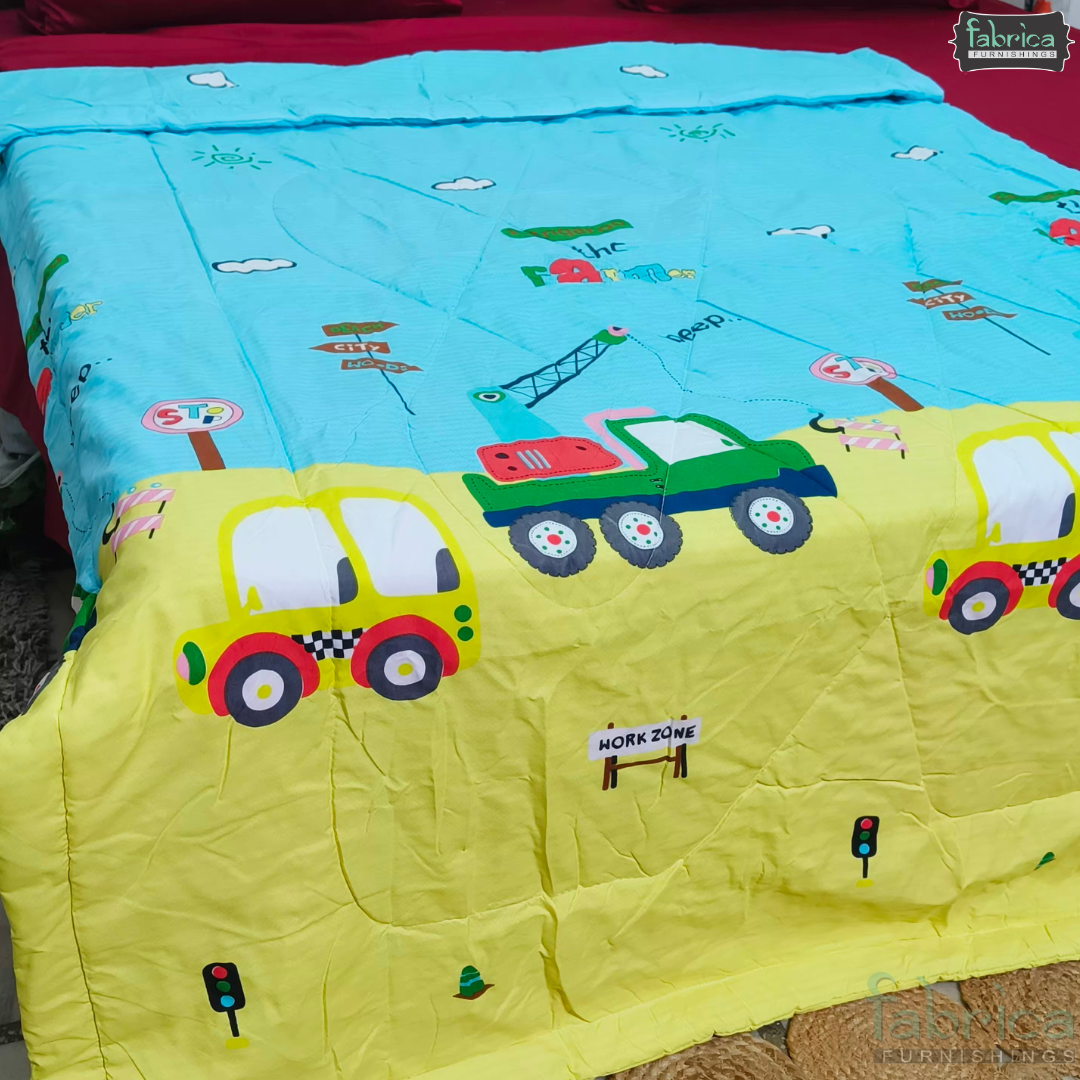 Cartoon Print Single bed Comforter(Quilt)