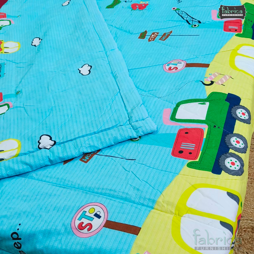 Cartoon Print Single bed Comforter(Quilt)