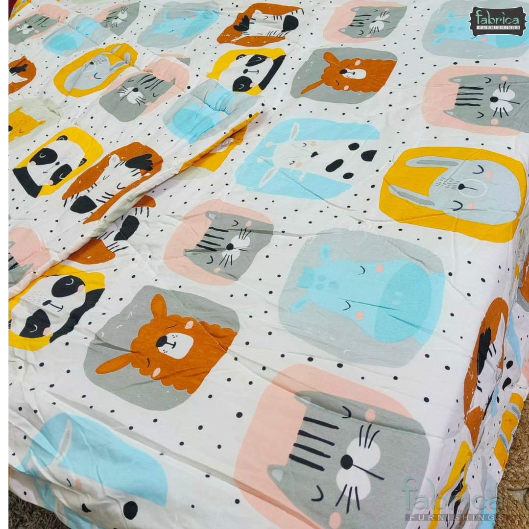 Cartoon Print Single bed Comforter(Quilt)
