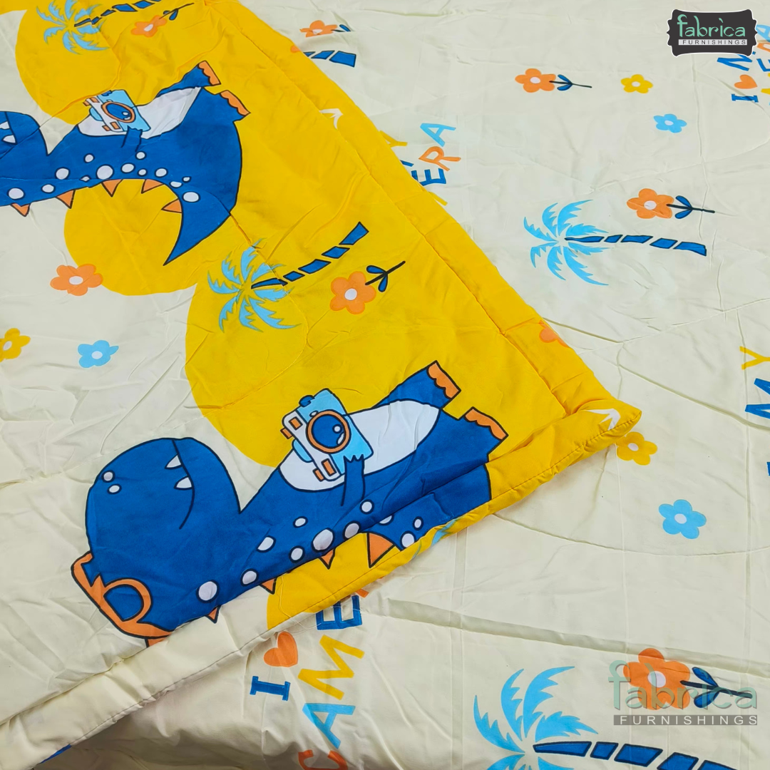 Cartoon Print Single bed Comforter(Quilt)