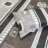 Procian premium pure cotton printed king size bedsheet