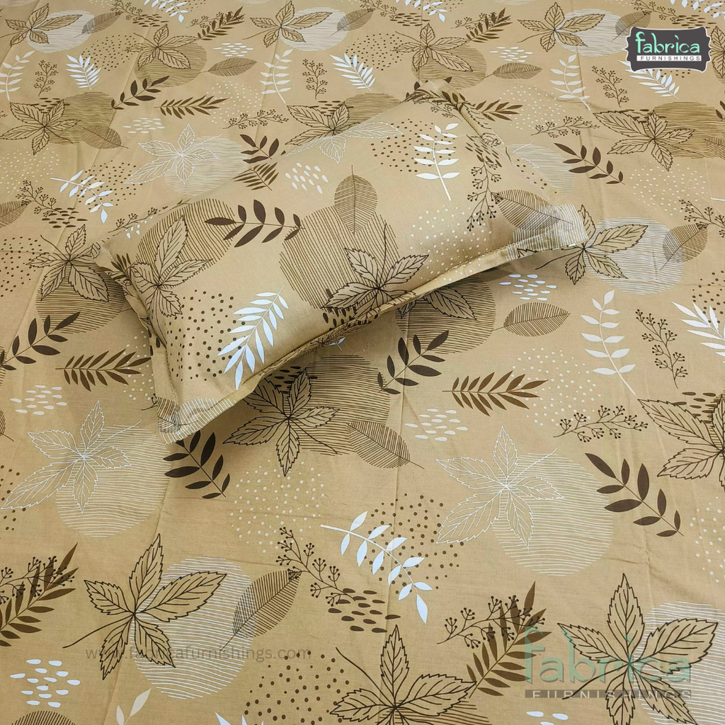 procian premium pure cotton printed king size bedsheet