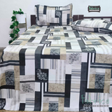 procian premium pure cotton printed king size bedsheet