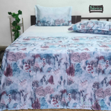 STELLA PURE COTTON KING SIZE TIE & DYE BEDSHEET