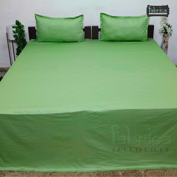 Solid Color Pure Cotton King Size Premium Bedsheet