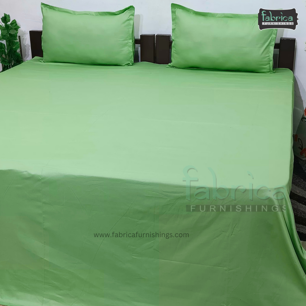 Solid Color Pure Cotton King Size Premium Bedsheet