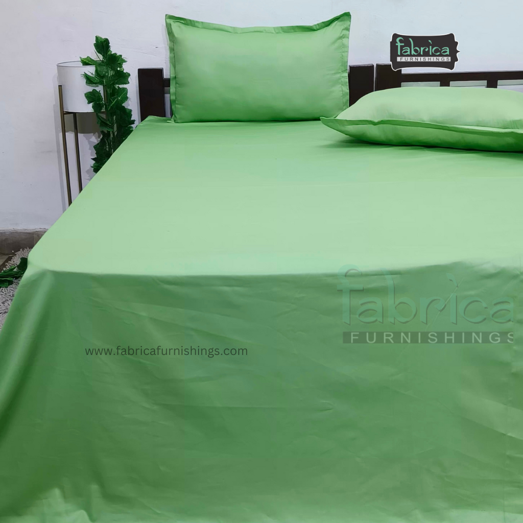 Solid Color Pure Cotton King Size Premium Bedsheet