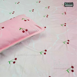 Designer Embroidered Pure Cotton King Size Bedsheet
