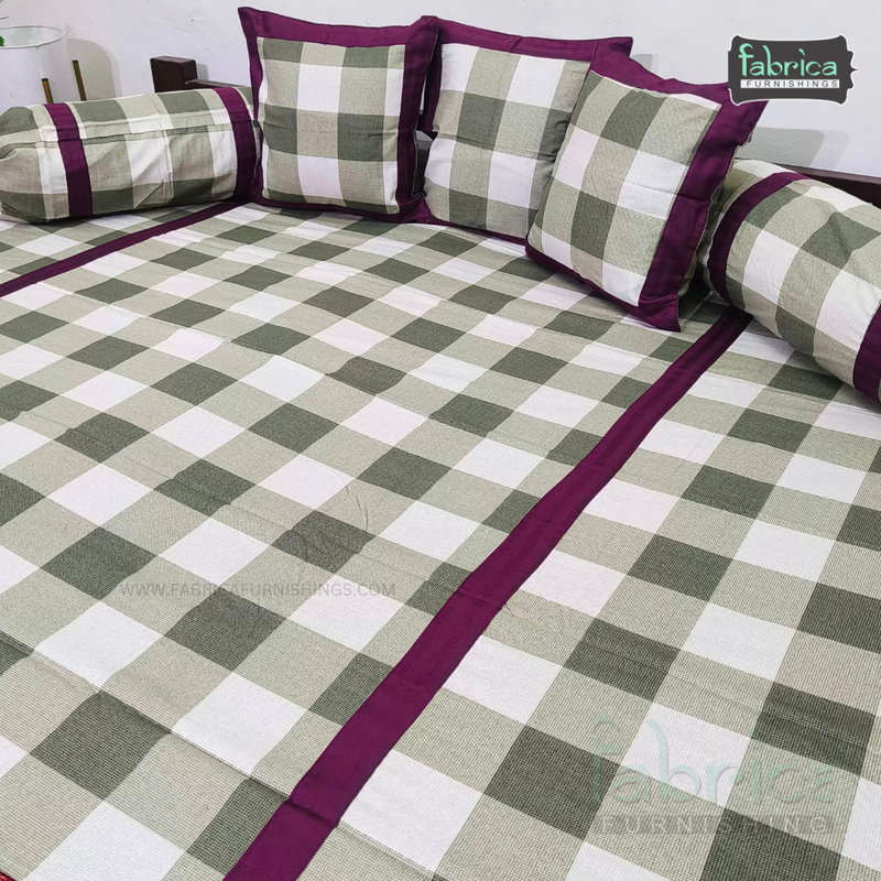 Decor classic Printed Mix & Match 8 pcs Cotton Deewan Set