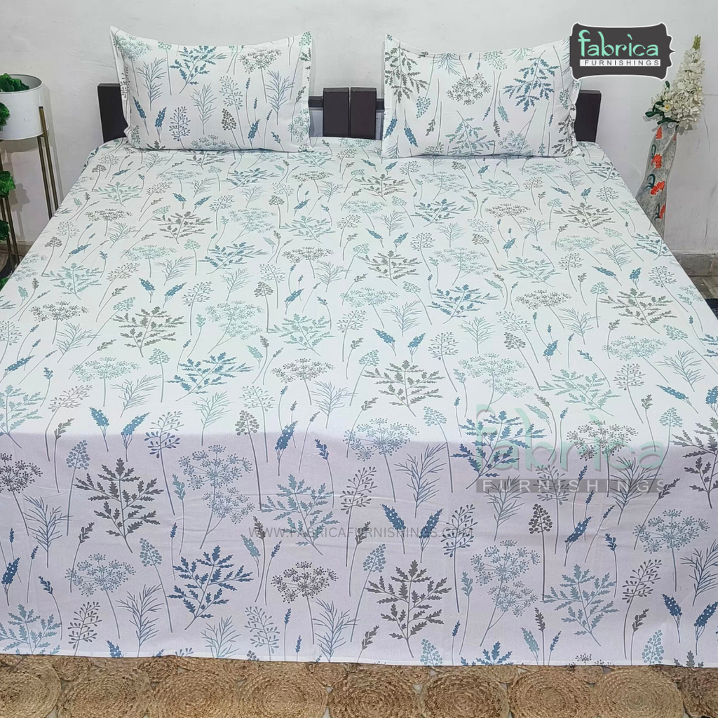 Premium Export Cotton King Size Printed Bedsheet