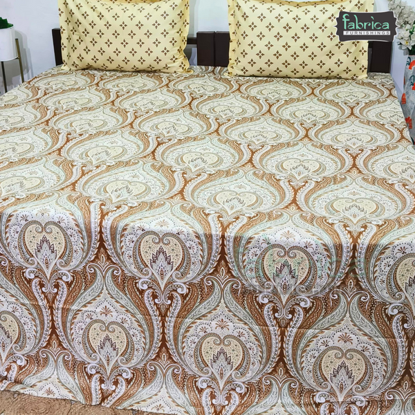 Infinitude King Size Pure Cotton Printed Bedsheet