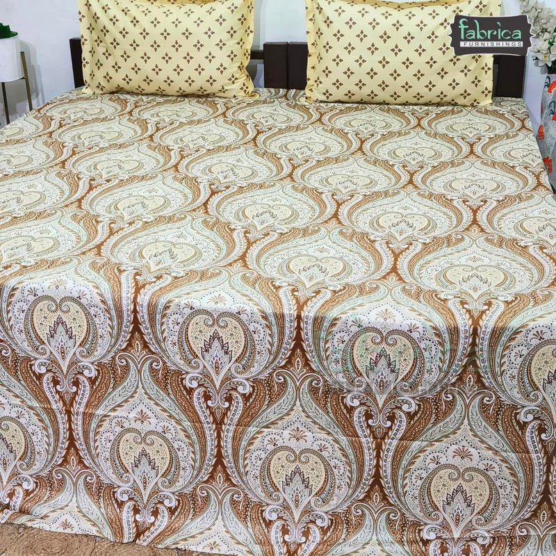 Infinitude King Size Pure Cotton Printed Bedsheet