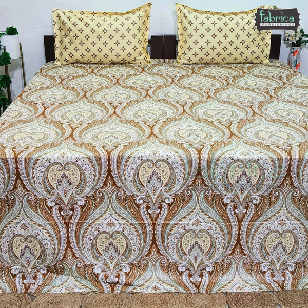 Infinitude King Size Pure Cotton Printed Bedsheet