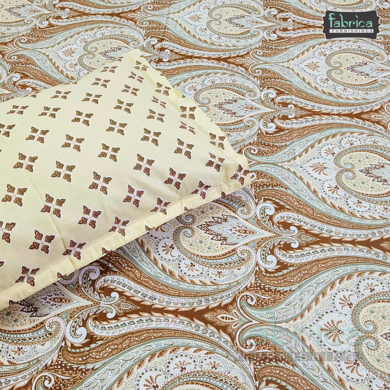 Infinitude King Size Pure Cotton Printed Bedsheet