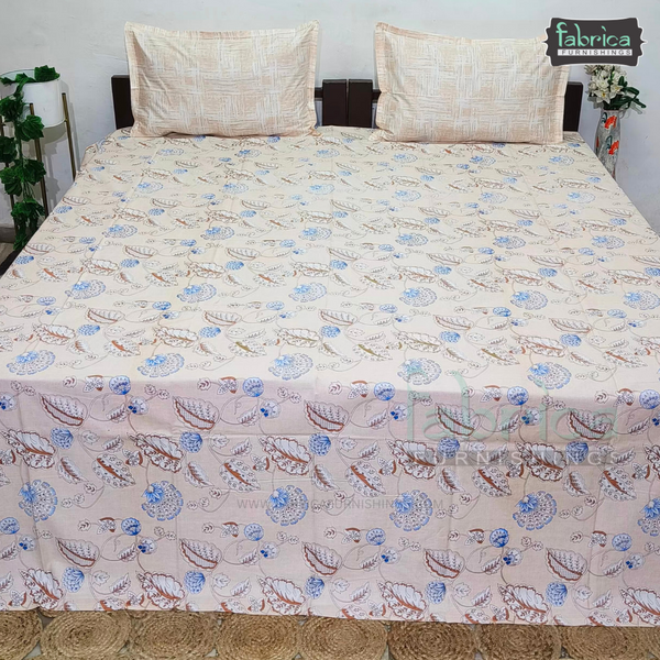 Infinitude King Size Pure Cotton Printed Bedsheet