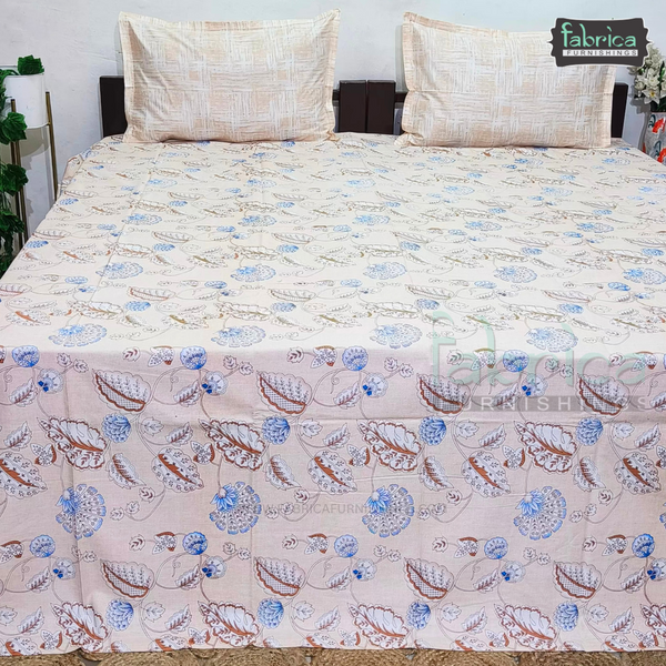 Infinitude King Size Pure Cotton Printed Bedsheet