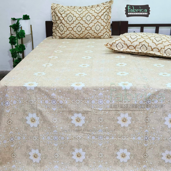 Infinitude King Size Pure Cotton Printed Bedsheet