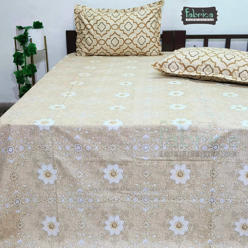 Infinitude King Size Pure Cotton Printed Bedsheet
