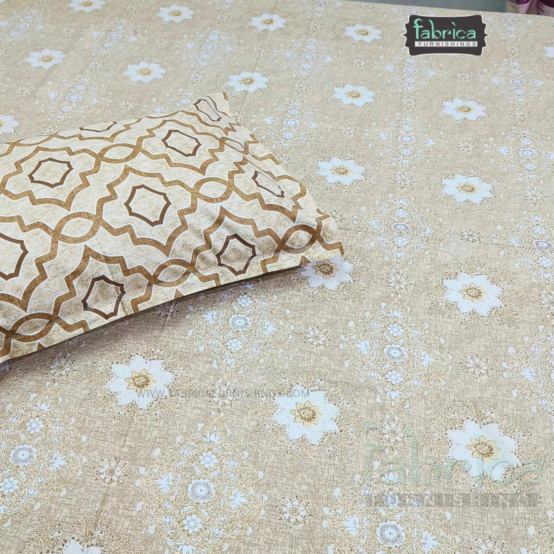 Infinitude King Size Pure Cotton Printed Bedsheet
