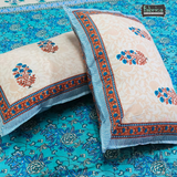 Lehariya Printed Double Bed Pure Cotton Bedsheet