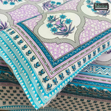 Gulmohar Printed Premium Pure Cotton King size Bed Sheets