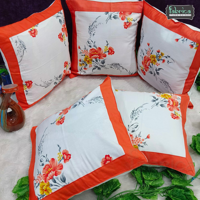 Mix & Match Pure Cotton Printed Cushion Covers (Set of 5 Pcs )