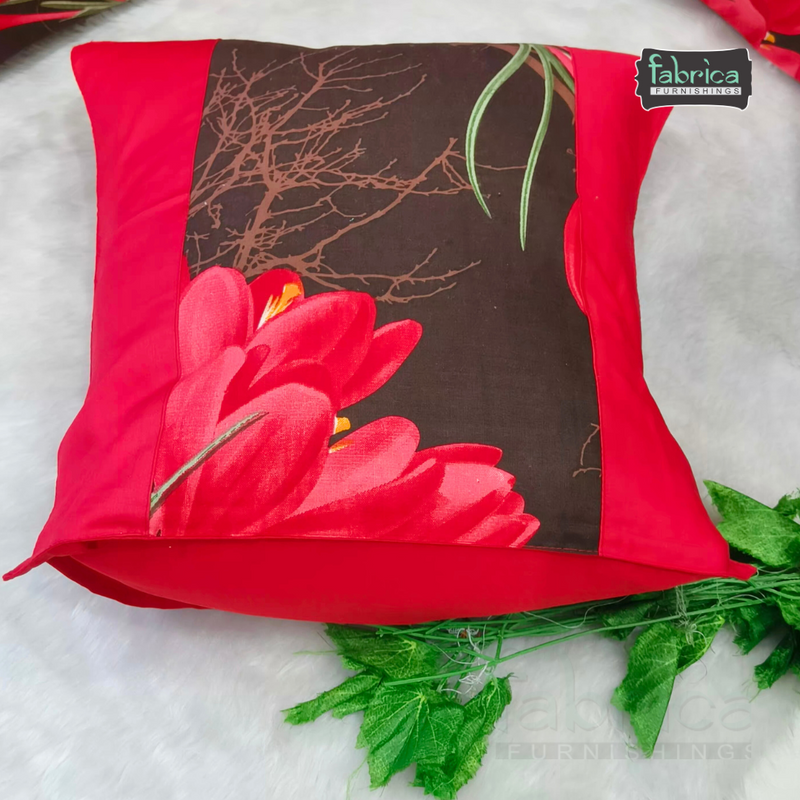 Mix & Match Pure Cotton Cushion Covers (Set of 5 Pcs )