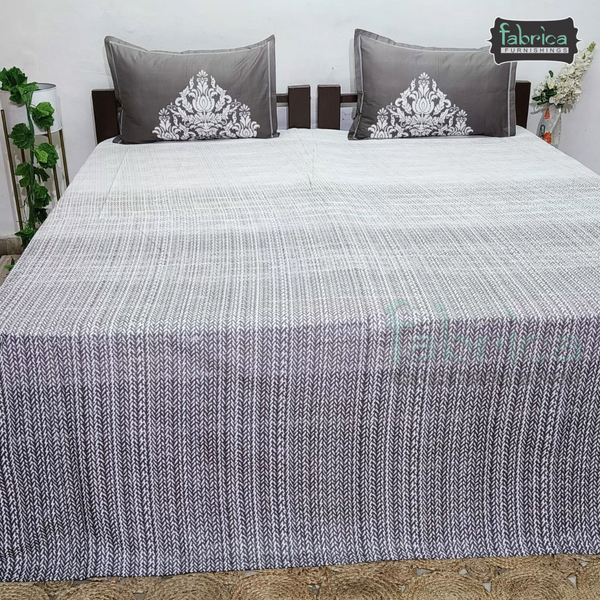 Urban Dots Pure Cotton King Size Printed Bedsheet