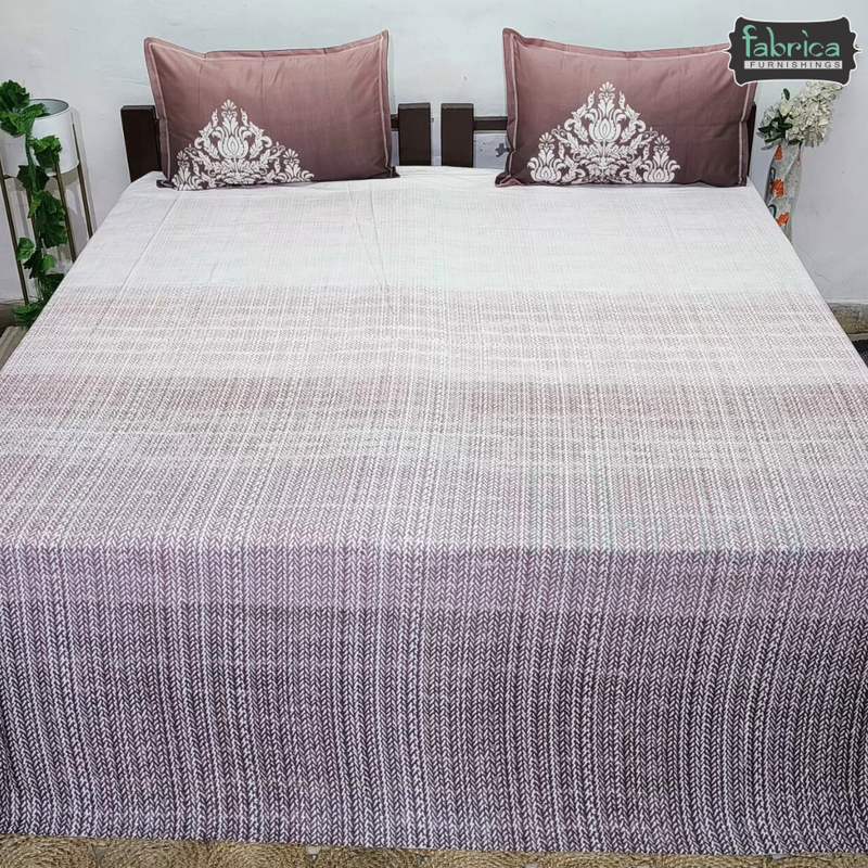 Urban Dots Pure Cotton King Size Printed Bedsheet
